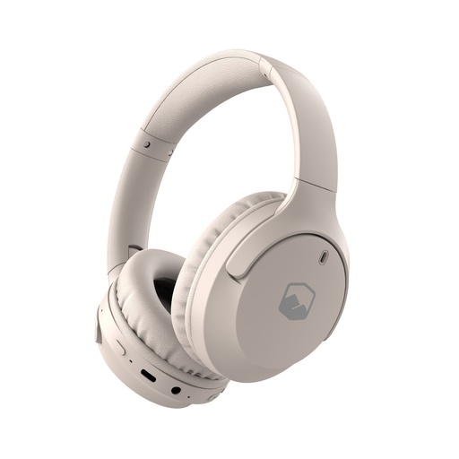 [LHHEDWEPR-KH] Audifonos Bluetooth Inalambricos Over Ear WavePro Cream