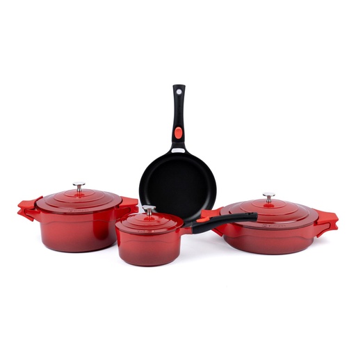 [SIMBATOTOUL] Batería de Cocina Toulouse 7 pcs + Accesorios Simplit