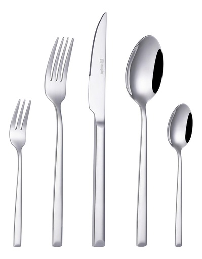 [SIMCUROM-30] Set de Cuchillería 30 pcs Cubiertos Acero Inoxidable Sicilia