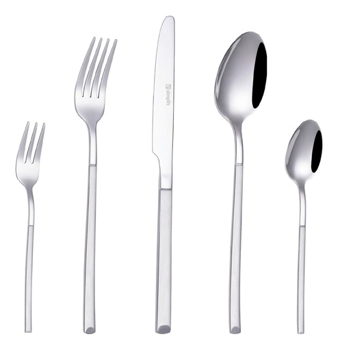 [SIMCUPGL-30] Set de Cuchillería 30 pcs Cubiertos Acero Inoxidable Puglia